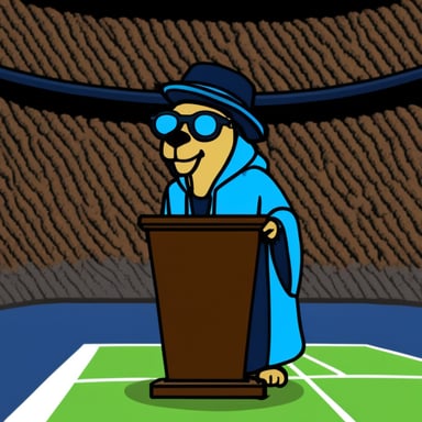 Go Blue Gopher as rapper Snoop Dogg.