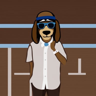 Go Blue Gopher as rapper Snoop Dogg.