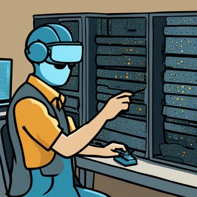 Go Blue Gopher, the electrical engineer, developing ethernet switches
