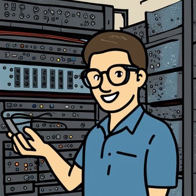 Go Blue Gopher, the electrical engineer, developing ethernet switches