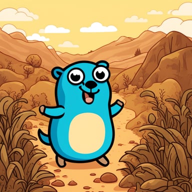 Happy Go Blue Gopher managing ethernet switches