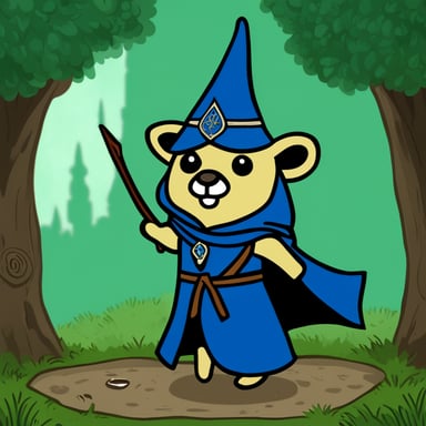 Go Blue Gopher as an elvish archer.