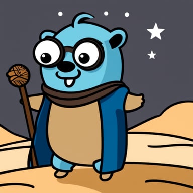 Go Blue Gopher as the Messiah Gopher in the Dune Universe