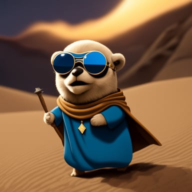 Go Blue Gopher as the Messiah Gopher in the Dune Universe