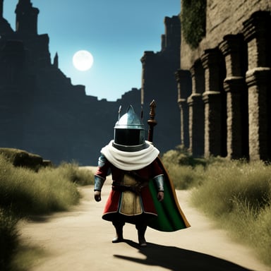 Go Blue Gopher as Solaire of Astora in Dark Souls 1.