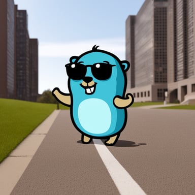 As the end of the work day approaches, Go Blue Gopher feels a sense of accomplishment and looks forward to some relaxation.