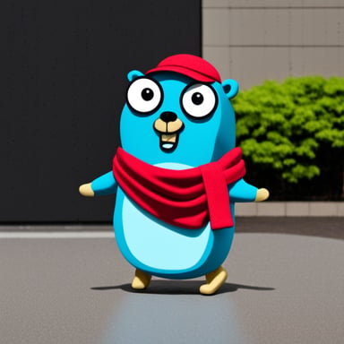 Go Blue Gopher visiting Tokyo.