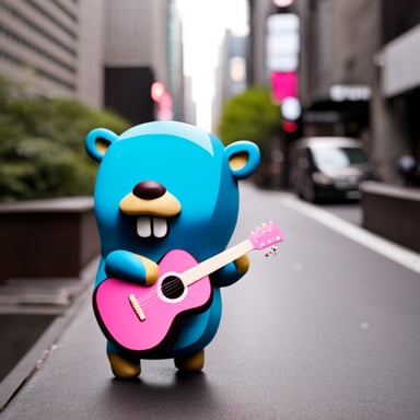Go Blue Gopher visiting Tokyo.