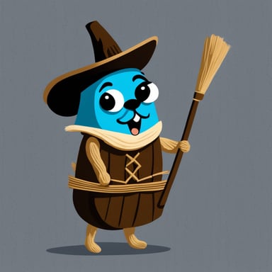 Go Blue Gopher as Don Quixote.