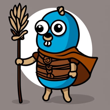 Go Blue Gopher as Don Quixote.