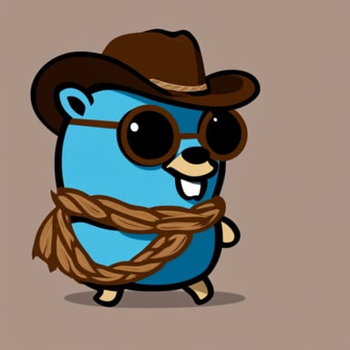 Go blue gopher as Gaucho