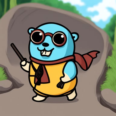 Go Blue Gopher as Naruto