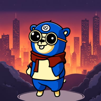 Go Blue Gopher as Naruto