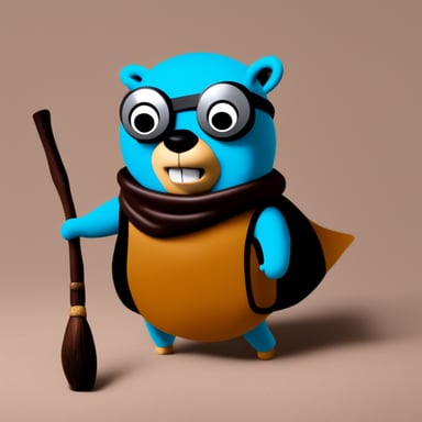 Go Blue Gopher as Naruto