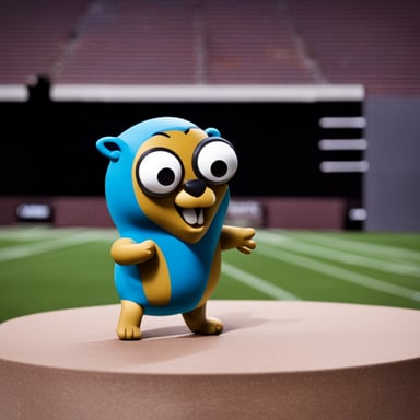 Go Blue Gopher on TV Globo