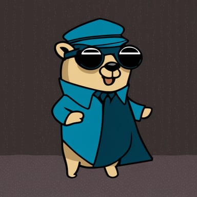 Go blue gopher as Neo in Matrix movie style.