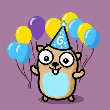 Go Blue Gopher happy birthday