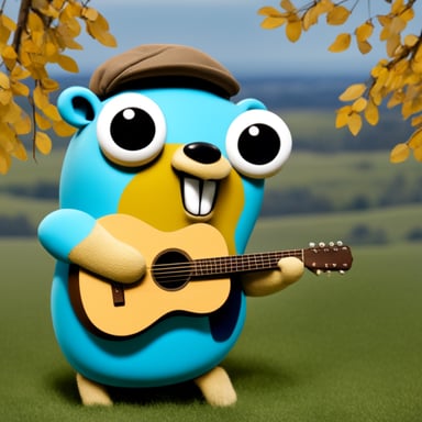 TGIF with Go Blue Gopher!