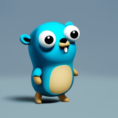 Debug go blue gopher
