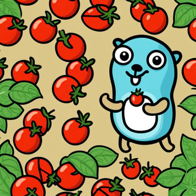 Go Blue Gopher loves tomatoes.