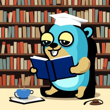 Go Blue Gopher reading a ton of yaml config