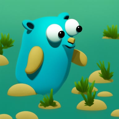 Go Blue Gopher drowning in YAML.
