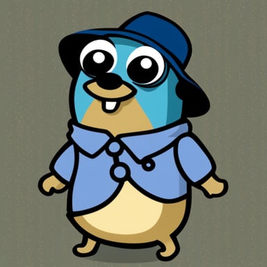 Go Blue Gopher as a Spamhaus-themed mascot.