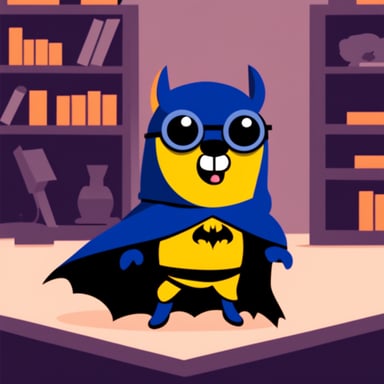 Go Blue Gopher as Batman