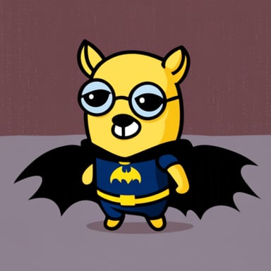 Go Blue Gopher as Batman