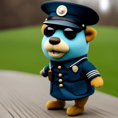 Go Blue Gopher as a WW1 pilot.