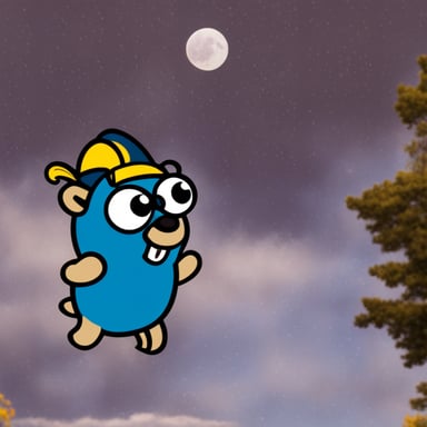 Go Blue Gopher in the sky.