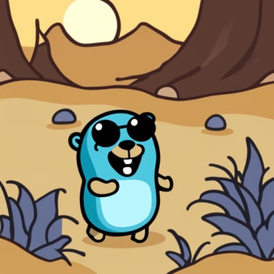 Go Blue Gopher as a Dune World flavor gopher