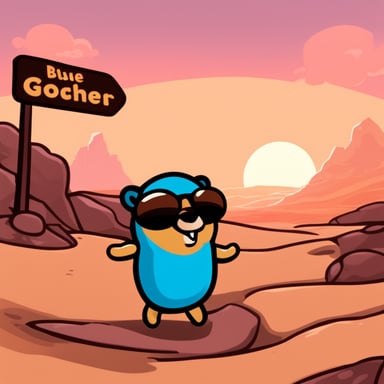 Go Blue Gopher as a Dune World flavor gopher
