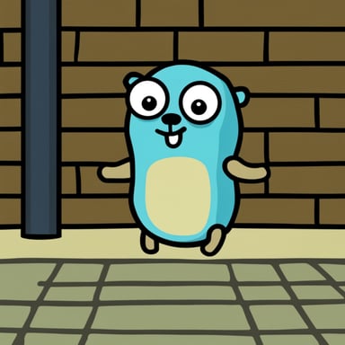 The Go Blue Gopher is feeling sad.