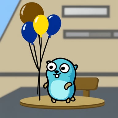 Go Blue Gopher embodies sadness.