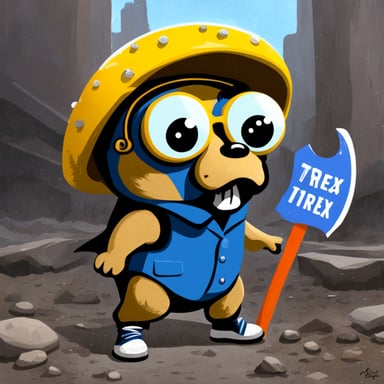 Go Blue Gopher as T.Rex Gopher