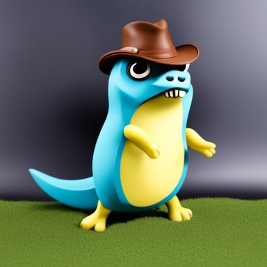 Go Blue Gopher as T.Rex Gopher