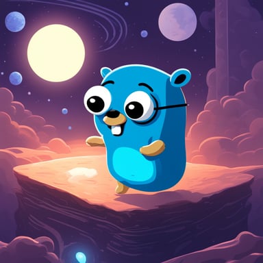 Go Blue Gopher in a Quantum Position