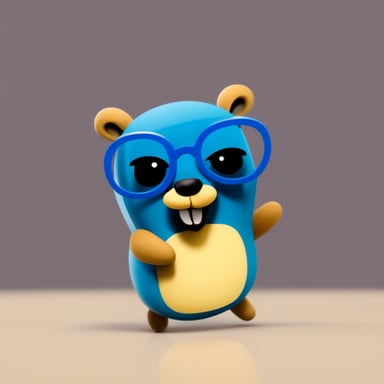 Go Blue Gopher in a Quantum Position