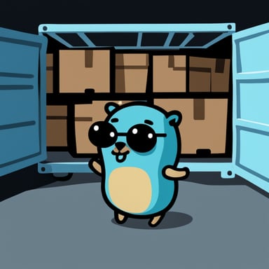 Go Blue Gopher as a containerized gopher.