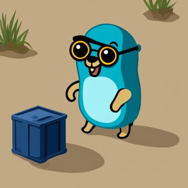 Go Blue Gopher as a containerized gopher.