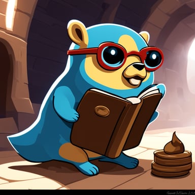 Could you please provide the original prompt you would like me to modify with go blue gopher?