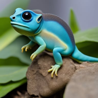 Go Blue Gopher, a unique hybrid of a gopher and a chameleon.