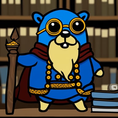Go Blue Gopher as Odin