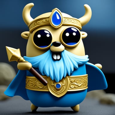 Go Blue Gopher as Odin