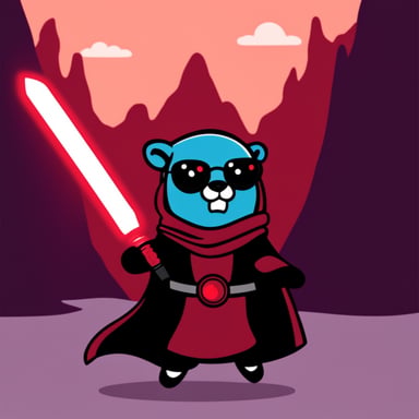 Go Blue Gopher as Sith Lord