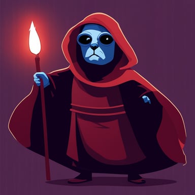 Go Blue Gopher as Emperor Palpatine.