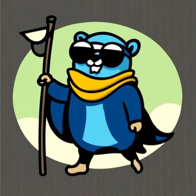 Go Blue Gopher as Robin Williams