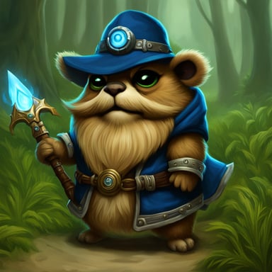 Go blue gopher world of Warcraft hunter.