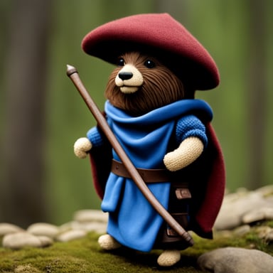 Go Blue Gopher as William Wallace from Braveheart, realistic.
